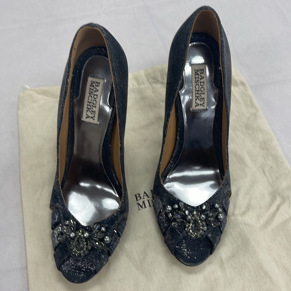 New Badgley Mischka jewel shoes - Picture 2 of 7